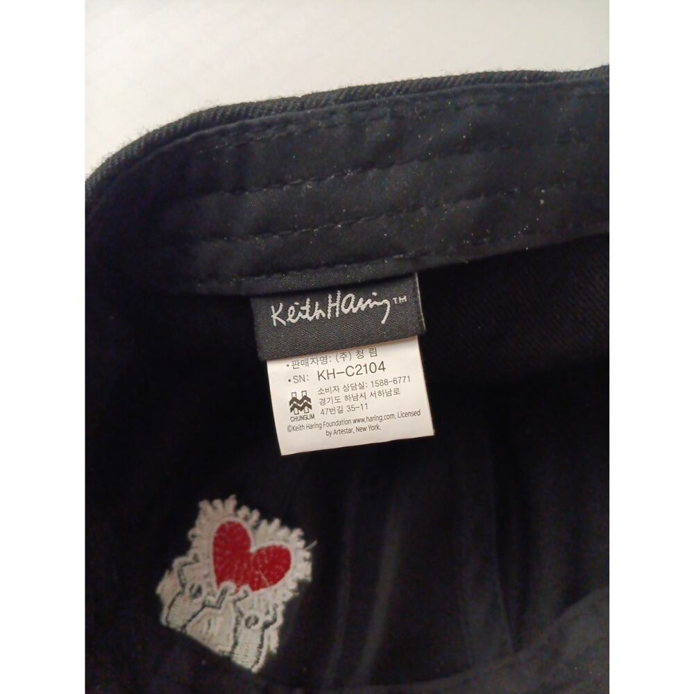 Keith Haring Foundation Heart Art Baseball Cap Hat Strapback - Picture 5 of 7
